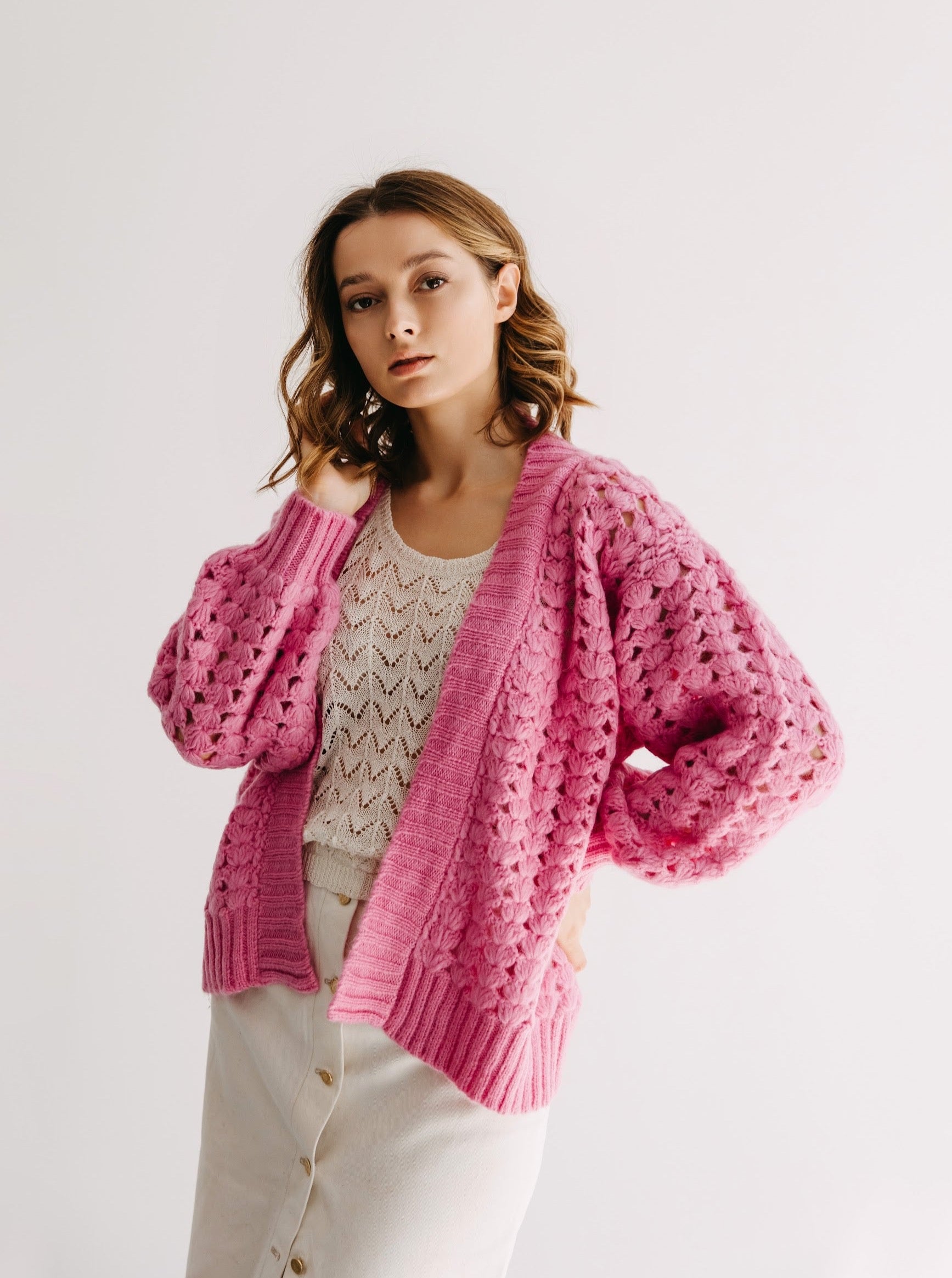 Cardigan Abanico
