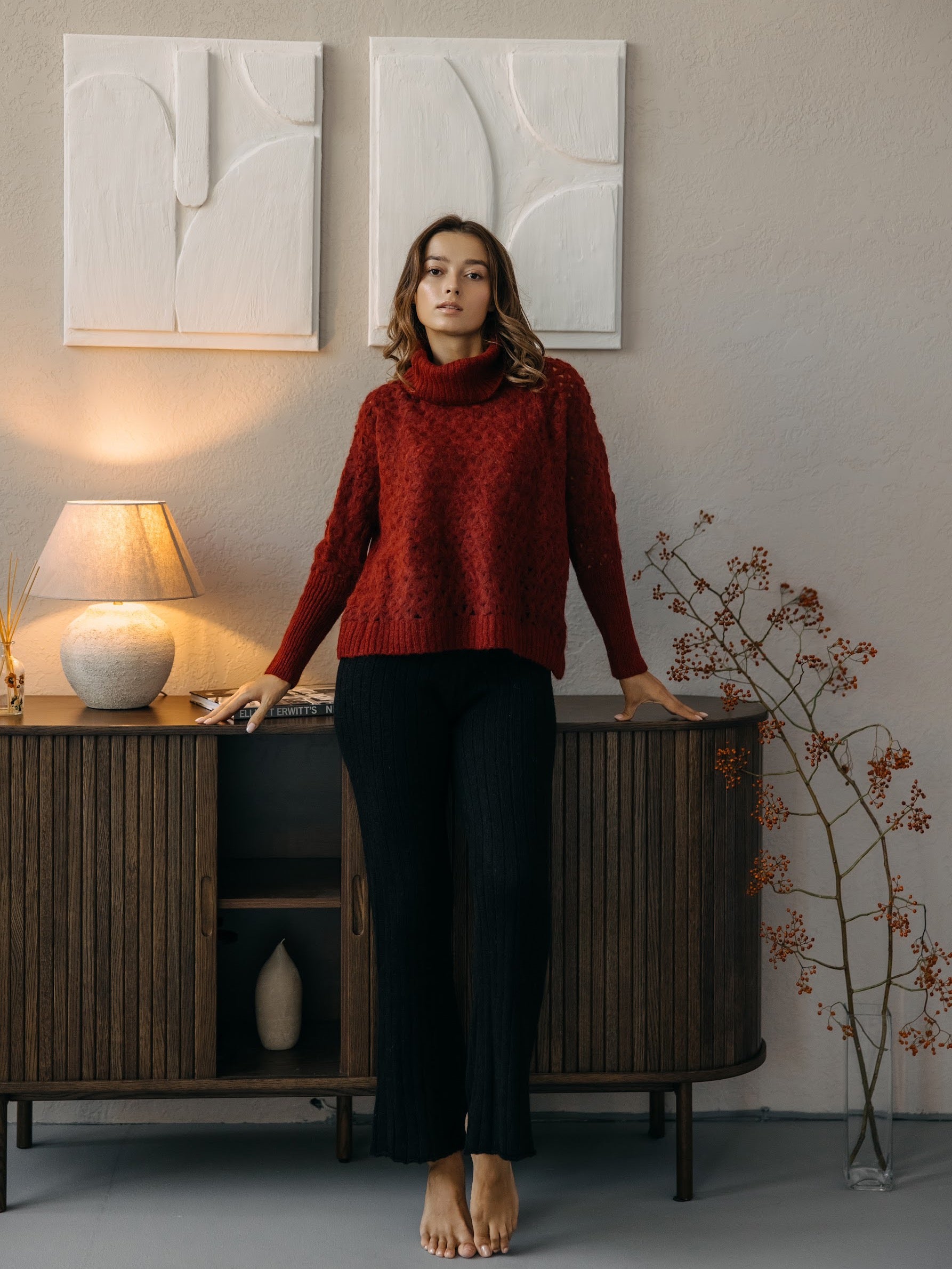 Pull Jasmin col roulé