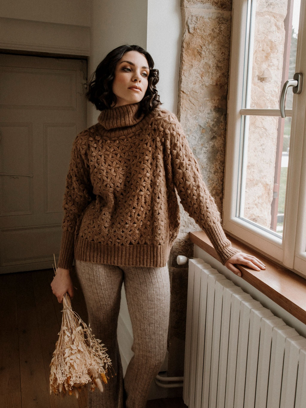 Pull Jasmin col roulé