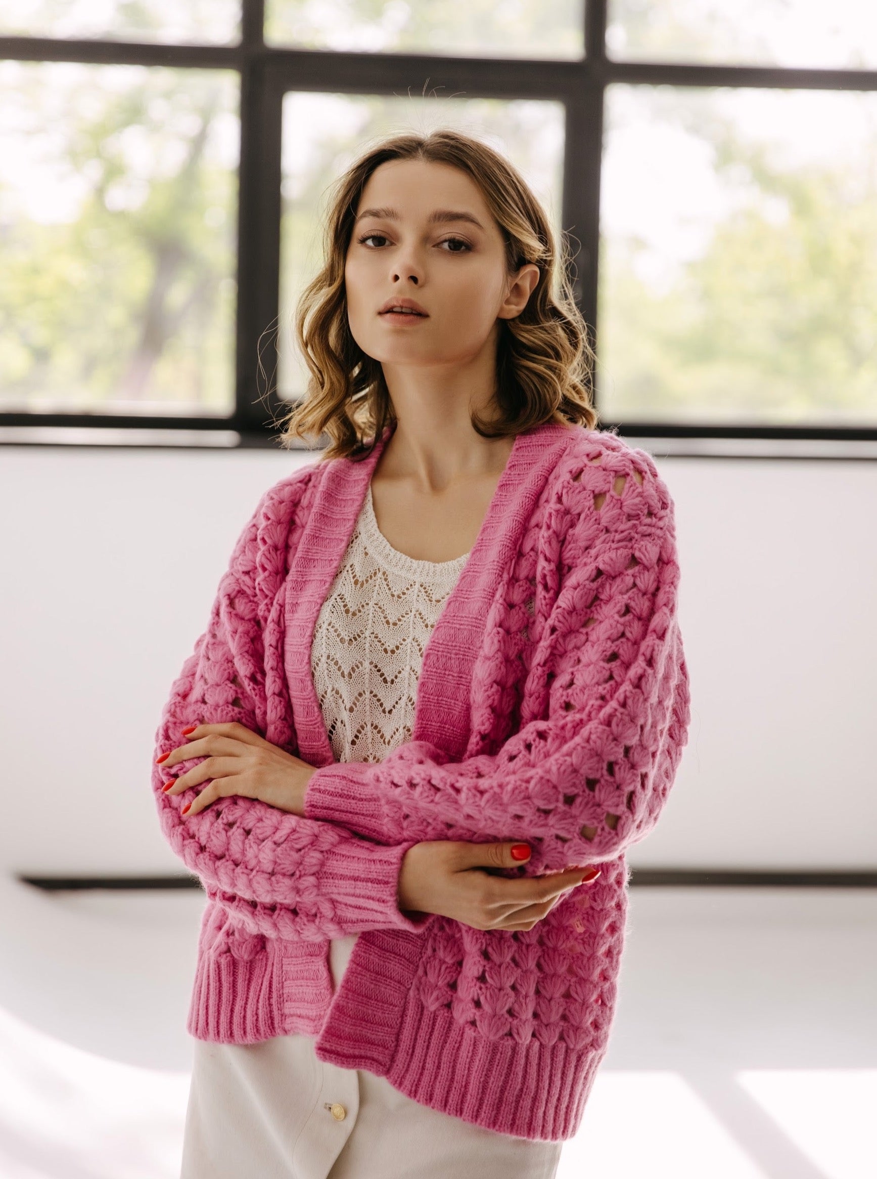 Cardigan Abanico