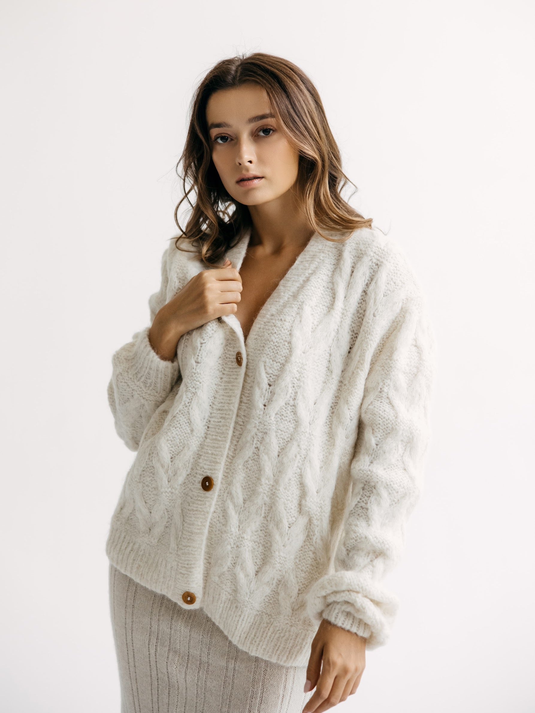 Cardigan Trenzas